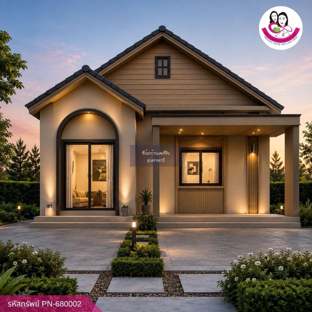  เปิดจองแล้ว! บ้านเดี่ยวสไตล์ปั้นหยา ทำเลทอง ใกล้เซ็นทรัลอุบลฯ บ้านสร้างสุขวิลเลจ เฟส4 บ้านท่าบ่อ ต.แจระแม อ.เมือง จ.อุบลราชธานี