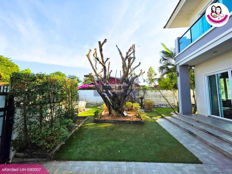 บ้านเดี่ยว 2 ชั้น หมู่บ้านศิริทรัพย์ 3 เลควิว ต.กุดลาด อ.เมือง จ.อุบลราชธานี