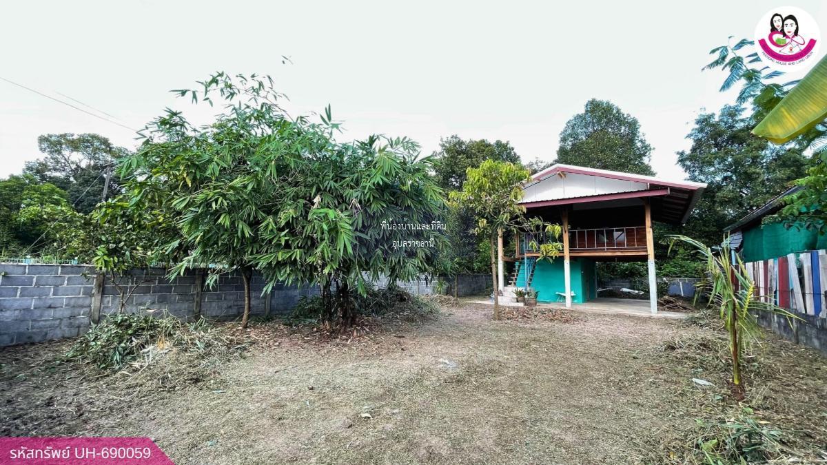 ขายบ้านเดี่ยว ครึ่งปูนครึ่งไม้ ทำเลดี โซนซอยนักรบไทย ต.ไร่น้อย อ.เมือง จ.อุบลราชธานี